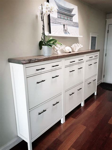 ikea hemnes shoe cabinet hack